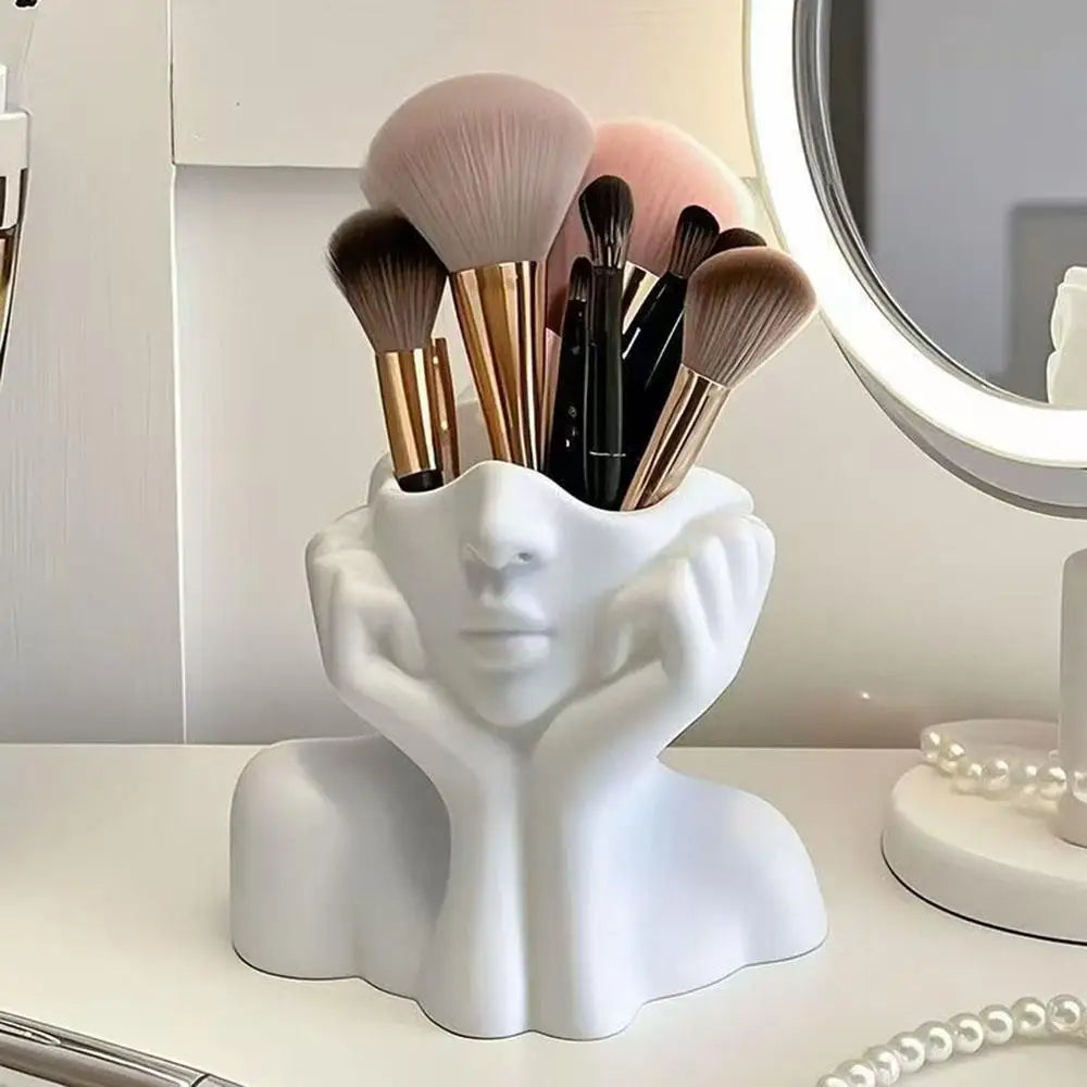 Skulpturale Deko-Vase – Modernes Wohnaccessoire