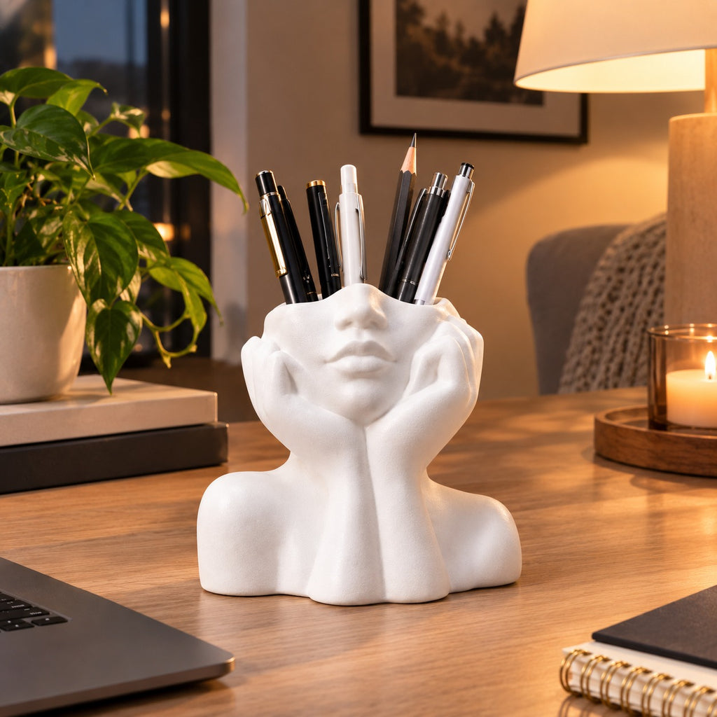 Skulpturale Deko-Vase – Modernes Wohnaccessoire